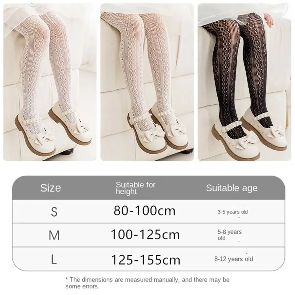 Girls Tights Princess Fishnet Cotton Baby Girl's One-Piece Pantyhose Baby Spring Summer New Style Trousers Lace Stocking