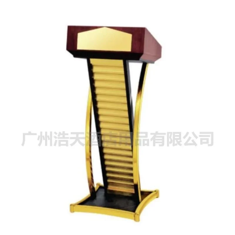 Reception desk consultation desk, conference speaker stand, evening speech stand, event hosting stand, solid wood concierge desk