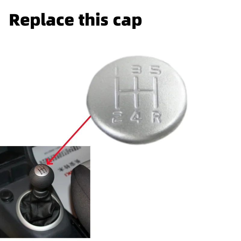 5 Speed Manual Gear Shift Knob Lever Stick Cap Cover Speed Number Emblem Badge Cover Cap For Suzuki Swift SX4 ALTO 2005-2014