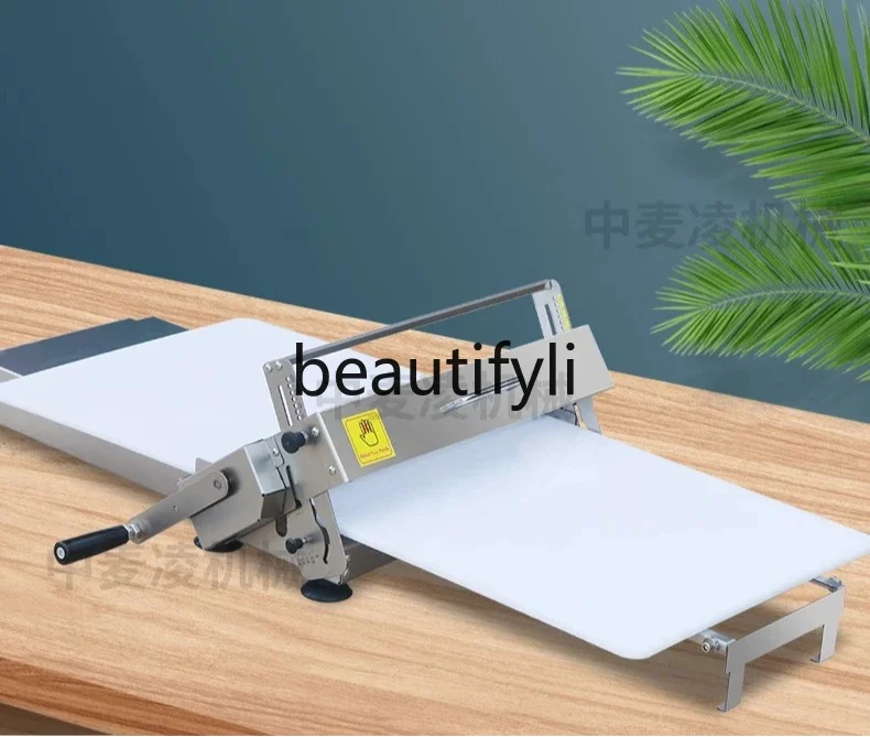 Z189 Desktop Folding Manual Puff Pastry Machine, Croissant Skin, French Egg Tart Skin Forming Machine