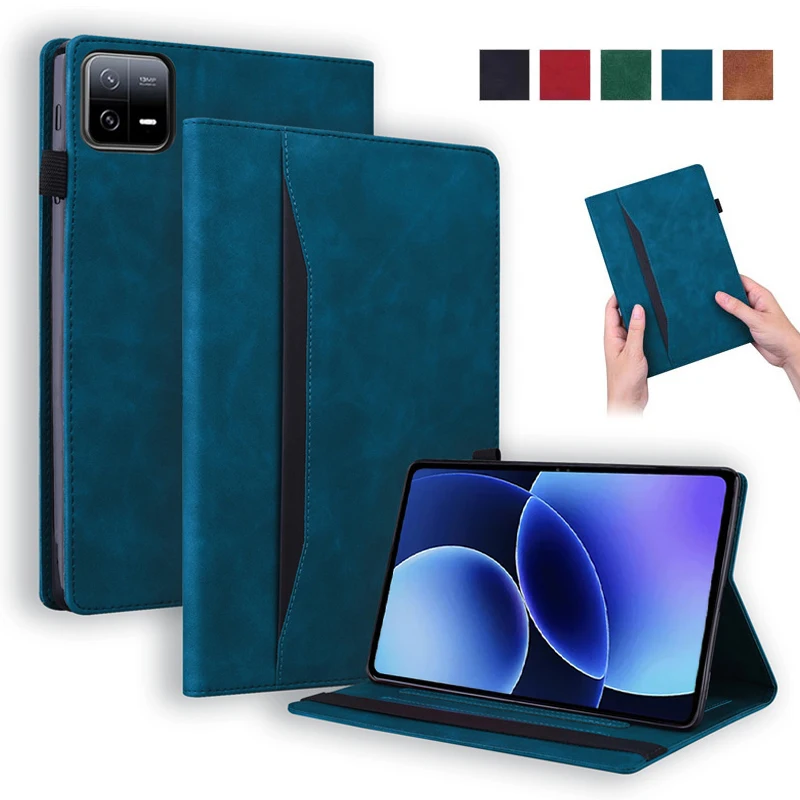 Coque For Xiaomi Pad 8 Case 11.2 inch Luxury PU Leather Wallet Tablet Funda For Xiaomi Pad 8 Pro 11.2 Case For Mi Pad 8 Cover