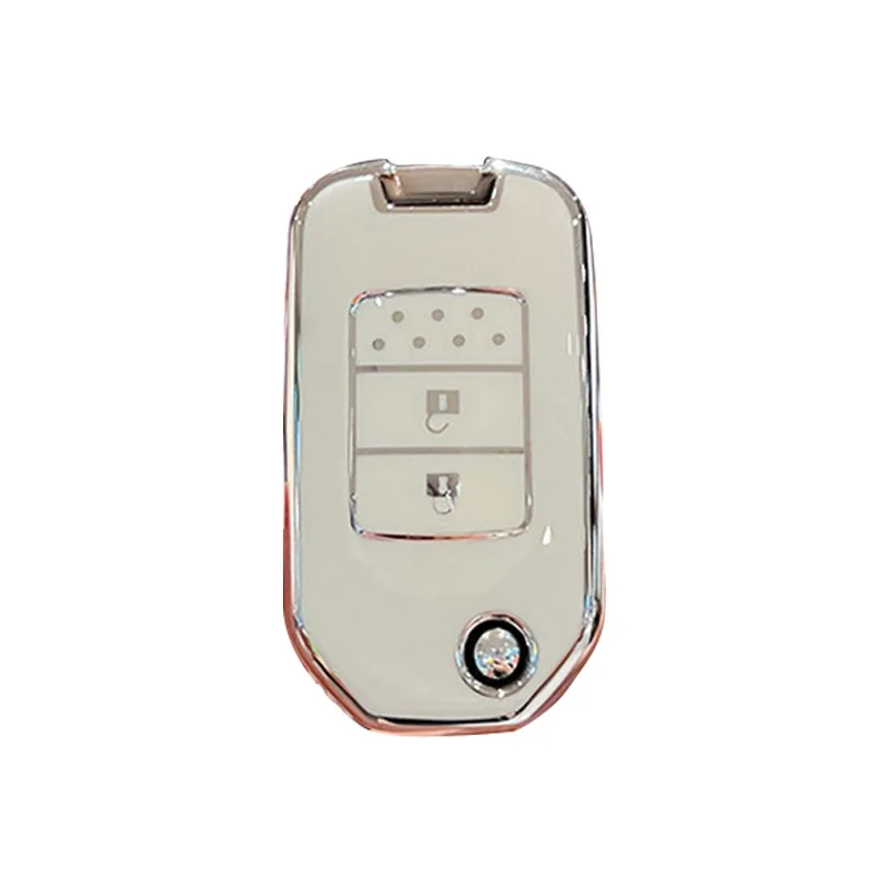 

TPU Key Case for Honda XR-V, Vezel, Fit, CR-V, HR-V, ZR-V, Life, and Jade - Durable Car Key Cover for Men and Women