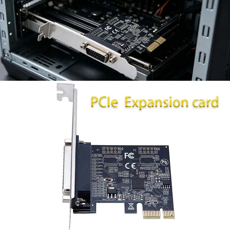 Extender PCIe Converter PCI-E Riser Card Adapter PCIE Expansion Card PCIE to Parallel Port card Expansion Adapter Game PCIE Card