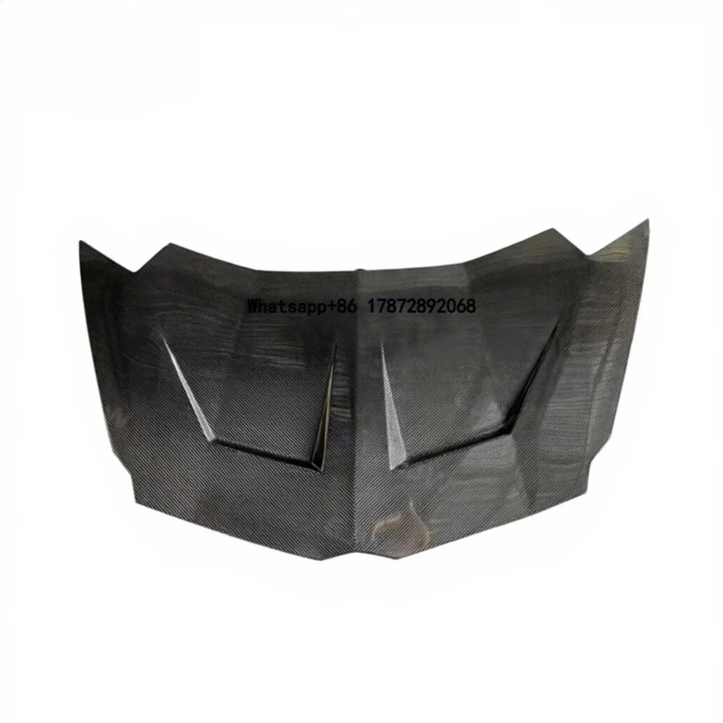 New High-quality Dry Carbon Fiber Hood for Aventador LP700/LP750 Bolt-On Installation High Performance Muscle Black 1