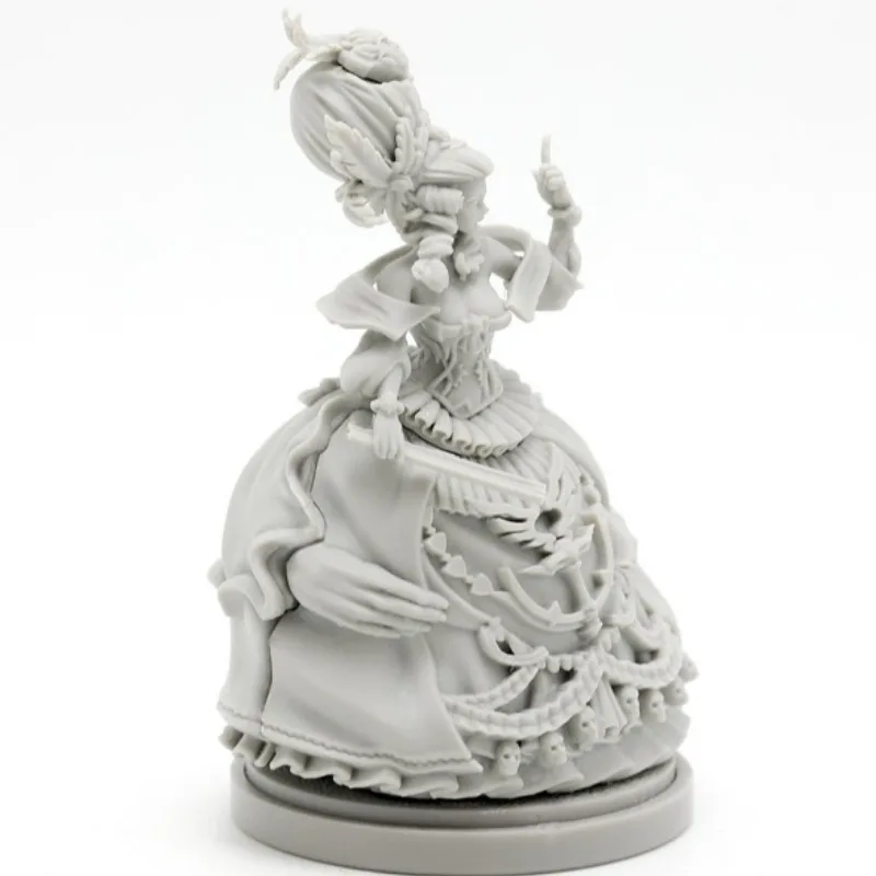 30mm Base Ratio Resin Figure Model Assembled Kit Fantasy Hobby Miniature King-dom Death White Speaker Nico Unassembled & Unpaint