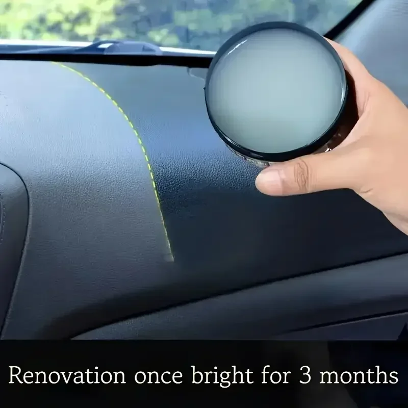 자동차 플라스틱 복원제 블랙 광택 자동차 내부 가죽 및 패널 재생 왁스 코팅제 자동차 광택 및 복원 코팅