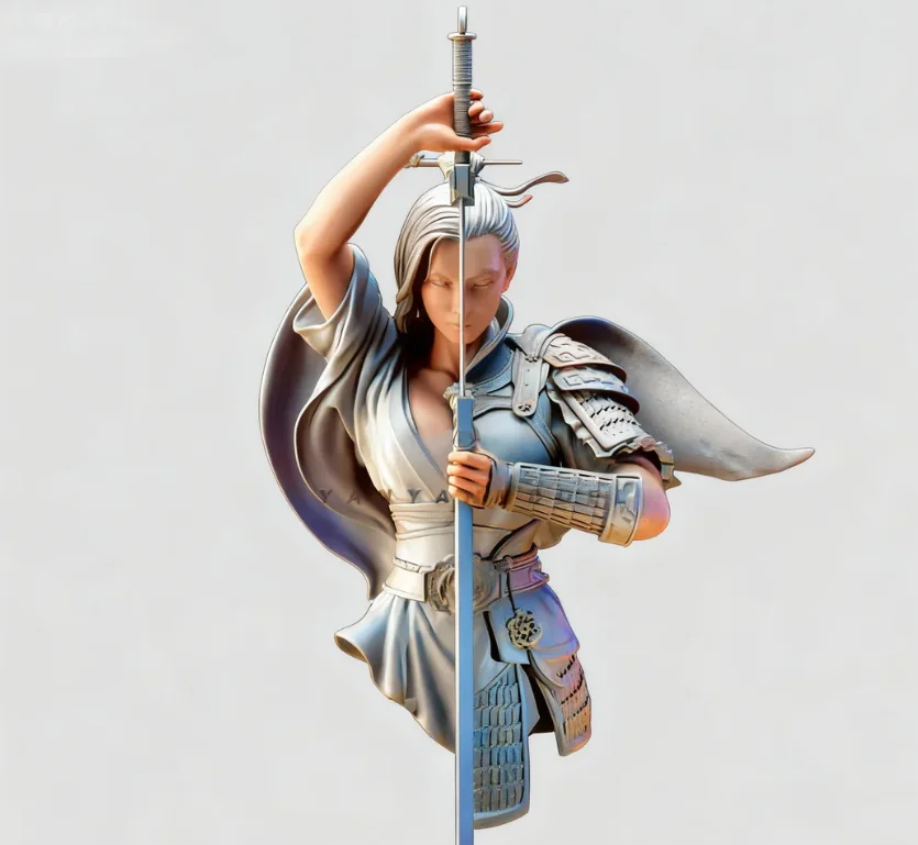 

1/10 Resin bust model kits Self-assembly and coloring A-1339