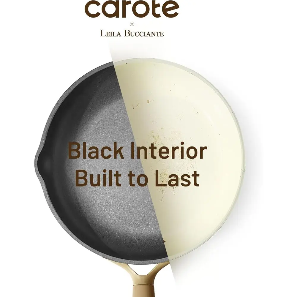 31-Piece Nonstick Induction Cookware Set with Titanium Granite Coating - Kitchen Friendly, Non-toxic Cooking Essentials