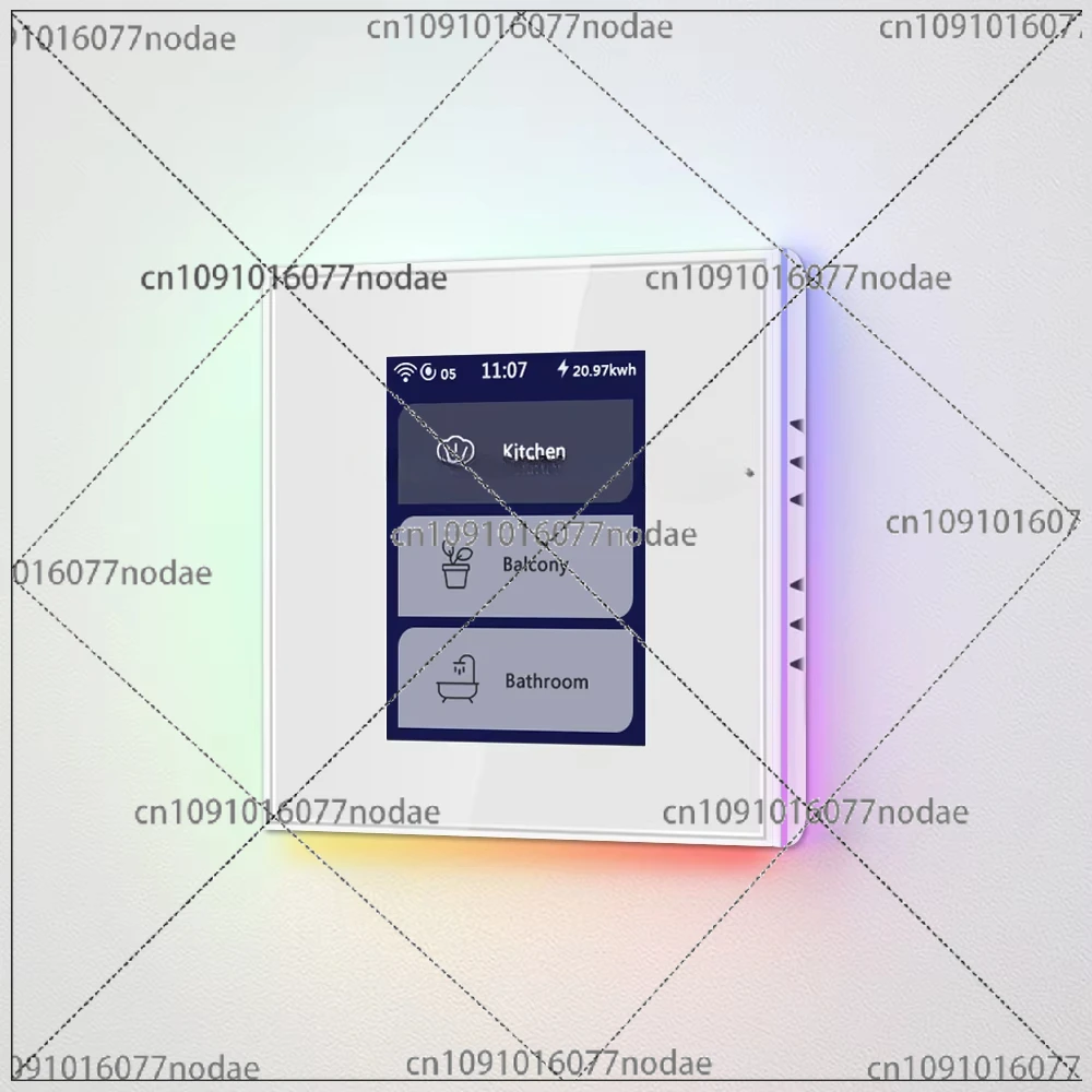 2023 LCD 1/2/3 Gang  Smart Switch for Smart Home, Support  Apple Homekit and Smart Life,by Wifi Mesh,L8 Series