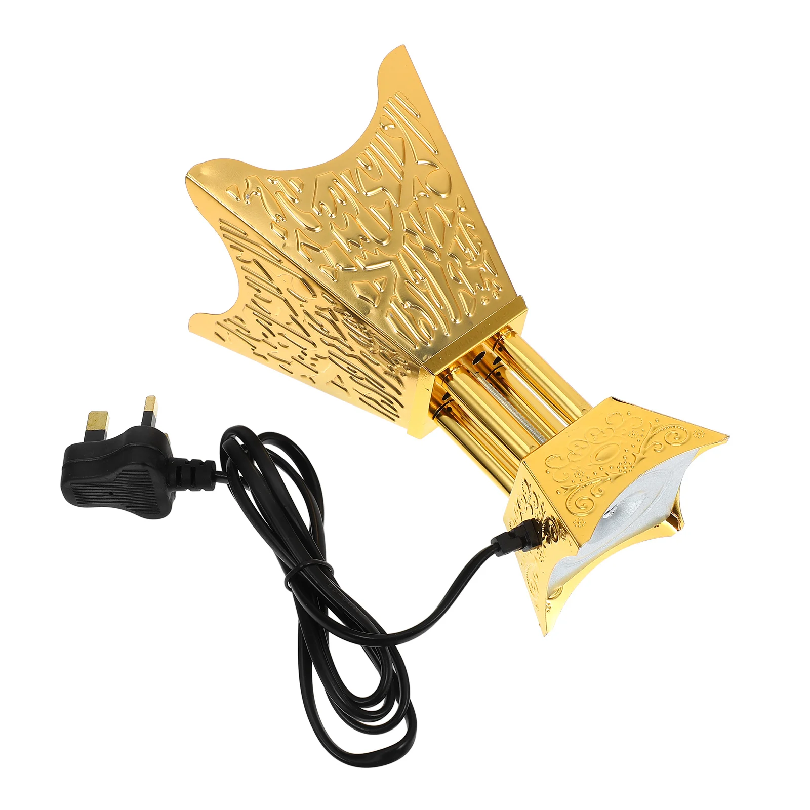 

Electric Incense Burner in Arabian Style Metal Censer Stove Safe Reusable Home Decor Desktop Craft nament Yoga Room
