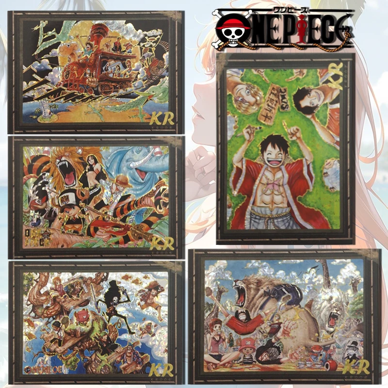 Calle Island ONE PIECE SP KR HR card Monkey D. Luffy Roronoa Zoro FRANKY Boa Hancock BROOK boy Toy collection Birthday present