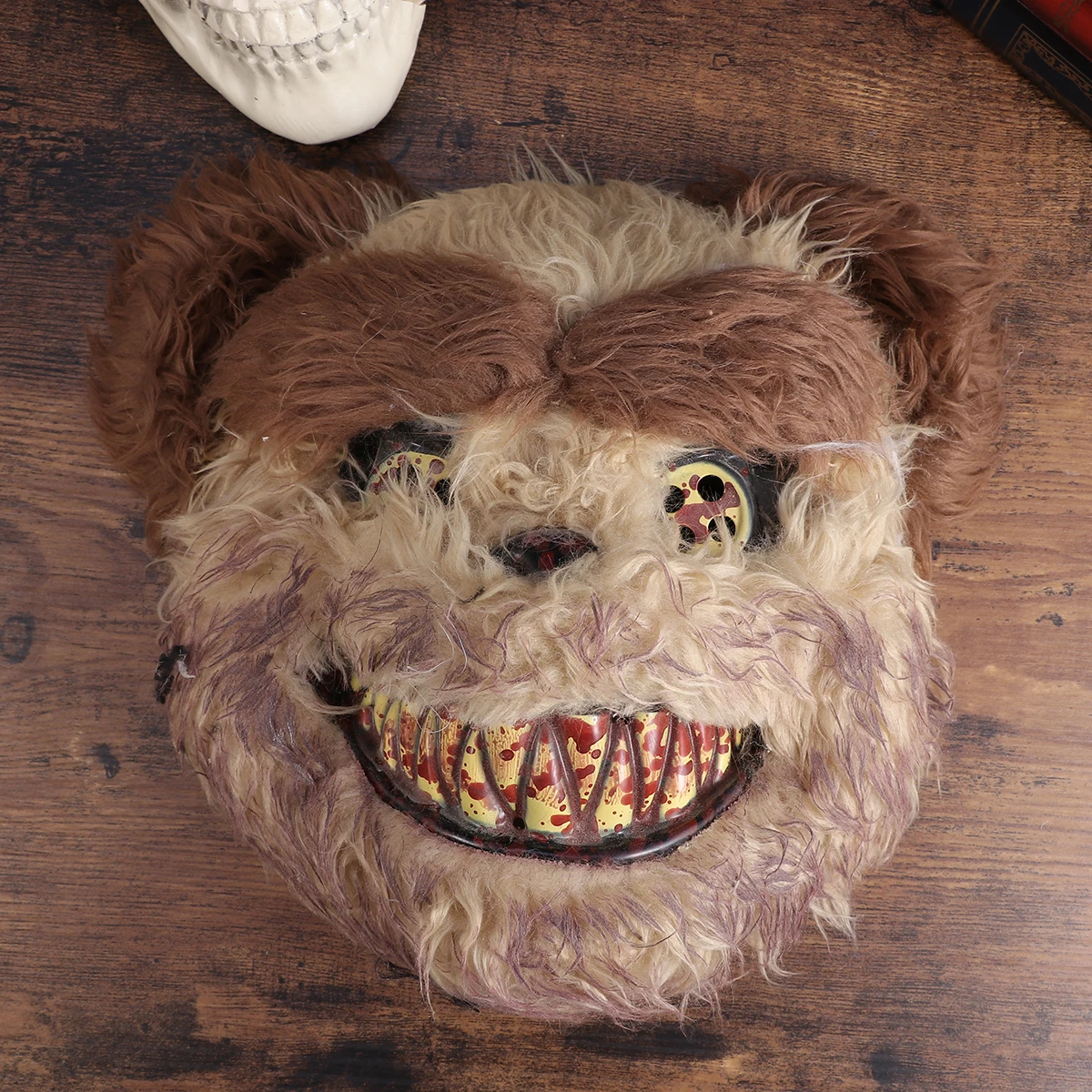

Bear Head Mask Party Animals Costume Halloween Women Costumes Prop Rabbit