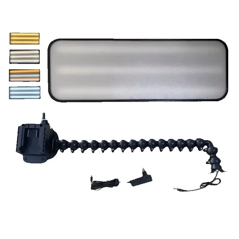 12V 6 Color Adjustable 60cm Car Dent Repair Light No Battery Flexible Gooseneck Suction Cup Stand Paintless Dent Detection Lamp