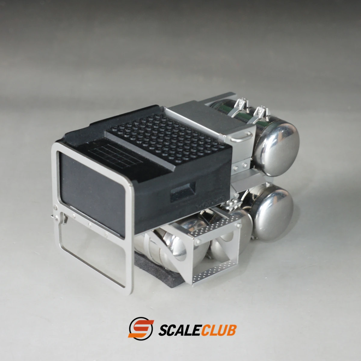 Scaleclub Model 1/14 For Regal For Volvo Fh750 Tractor Upgrade Battery Box Gas Tank With Pedal For Lesu Rc Truck