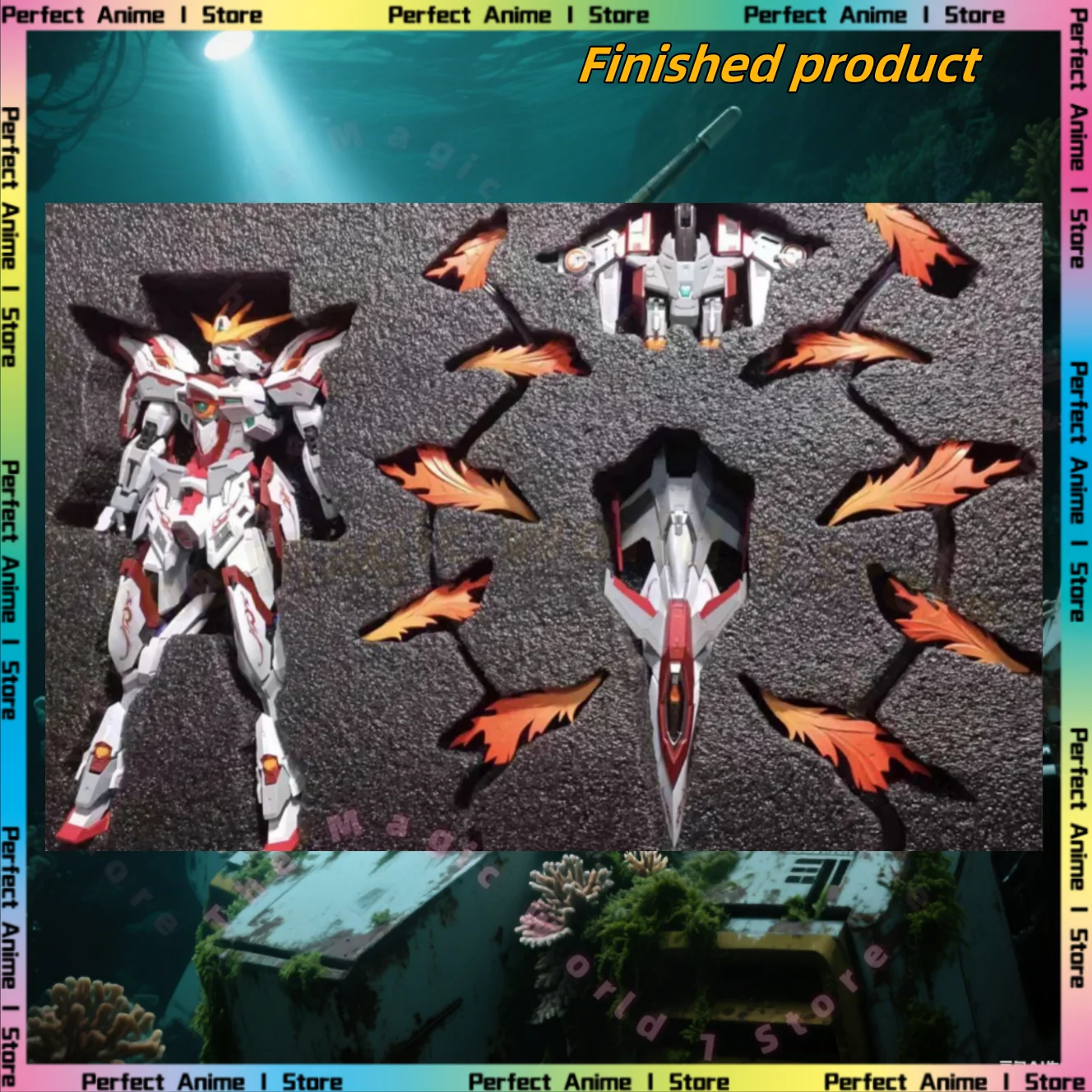 

ZZA Blue Flame Xue Jian Sakura, версия для изменения цвета, сборная модель 1/100, модель, скелет из сплава, подарок для мальчиков