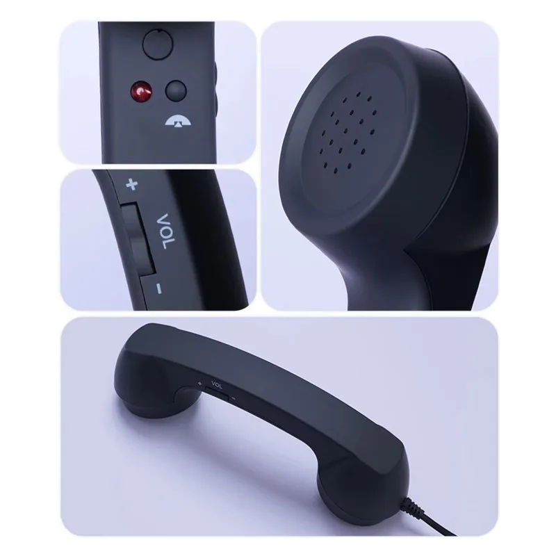 Wired Type-C Mobile Calls Telephones Receiver Antique Style Call Accessory Plug Play Clear Calls Handset Headset Companion