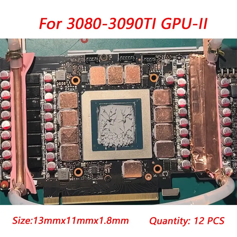 冷却用の銅製ヒートシンク,サーマルパッド,メモリrtx 3060 3070 3080 冷却用の銅製ヒートシンク,サーマルパッド,メモリrtx 3060 3070 3080