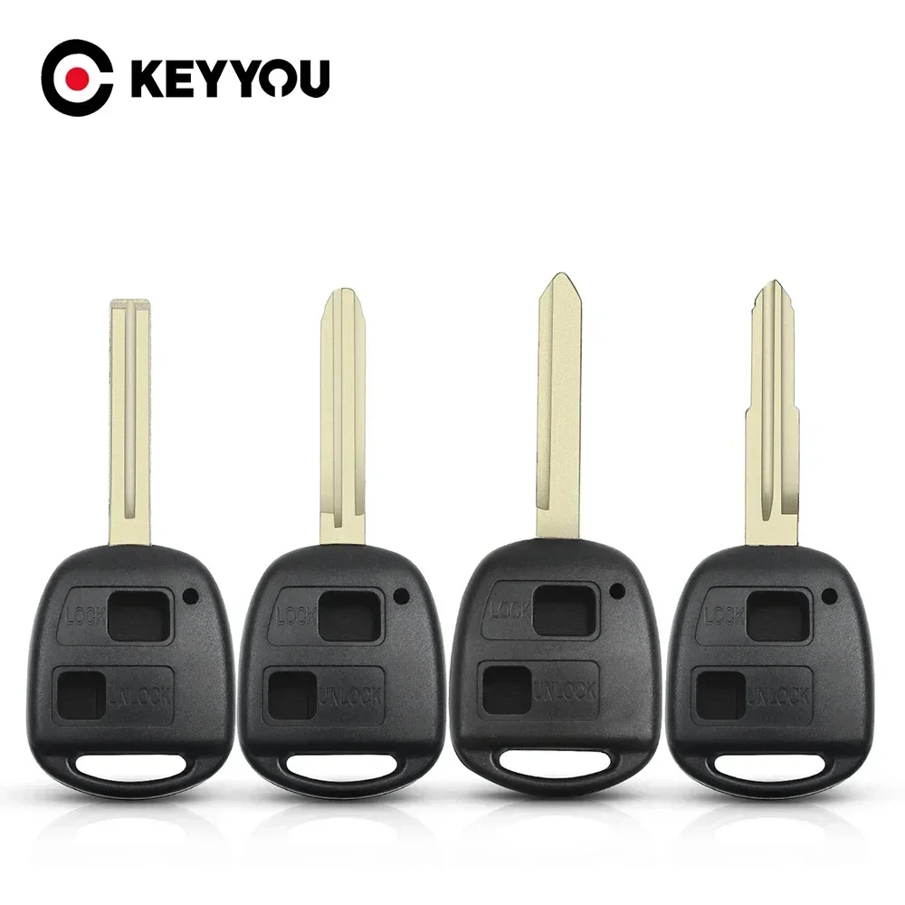 KEYYOU Remote Key Case For Lexus RX300 ES300 LS400 GX460 For Toyota Corolla Land Cruiser YARIS CAMRY RAV4