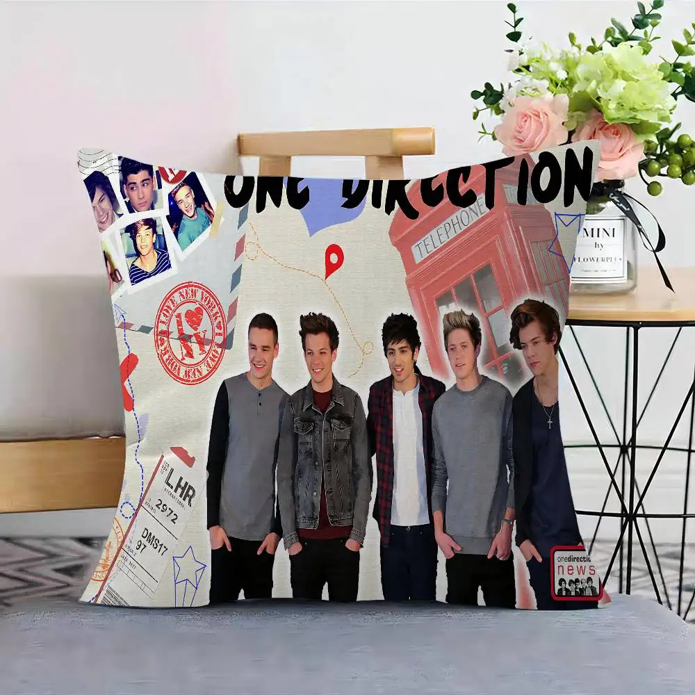O-One Band Directions Music Lucky Dragon pillow cover sofa cushion cover home room decoration children gift