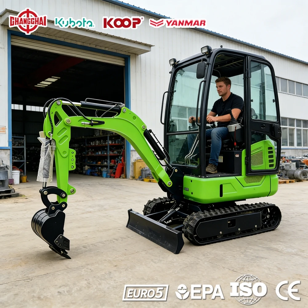 

Mini Excavator 1.0Ton Diggers Construction 1.2Ton Multifunctional 1.8Ton Europe EPA Euro 5 CE Fast Delivery