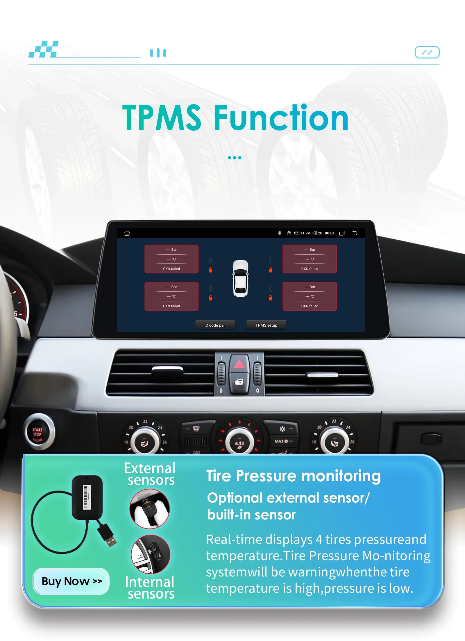 10,25" Hizpo Andoird Autoradio für BMW 5er E60 E61 CCC CIC 2005 - 2010 Intelligenter Bildschirm DSP GPS Auto CarPlay 4G BT SWC – Detail 26