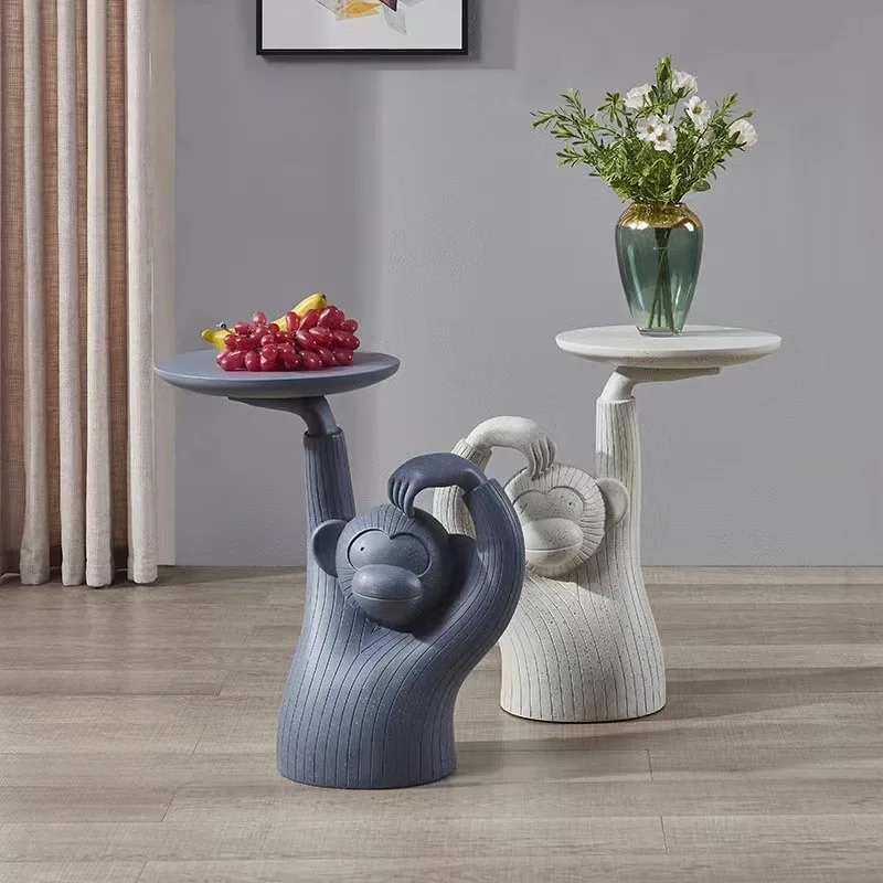 

Nordic simple and creative side table Internet celebrity monkey coffee table sofa removable