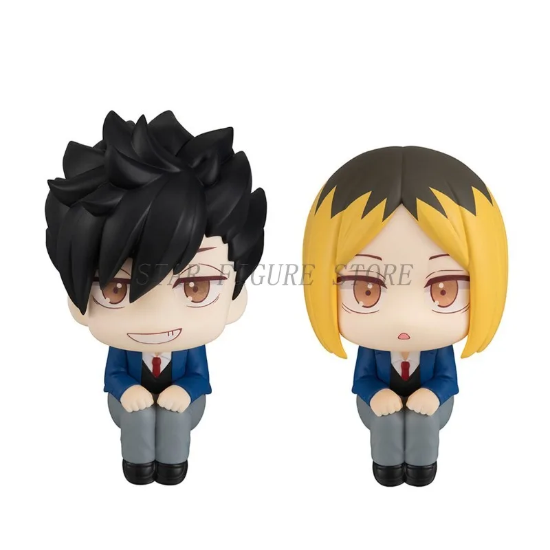 Look Up Haikyuu!! Kozume Kenma Tetsurou Kuroo Action Figure 10cm Cute Doll Collection Anime LK Haikyuu Car Ornaments Model Toys