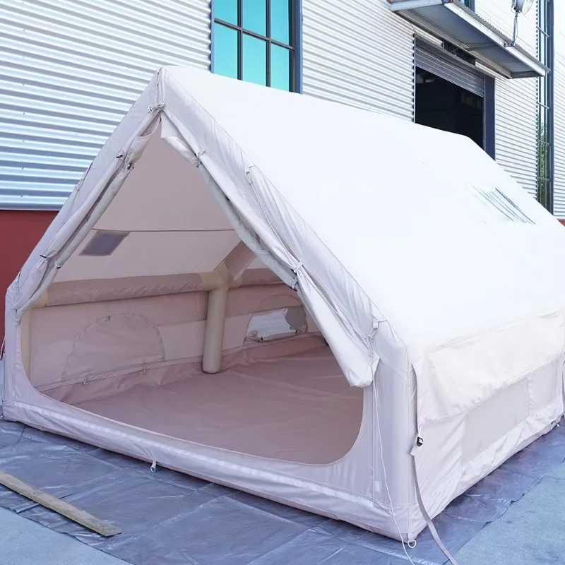 

XMSJ Outdoor Inflatable Camping Tent, 4-8 Person Waterproof Camping Tent