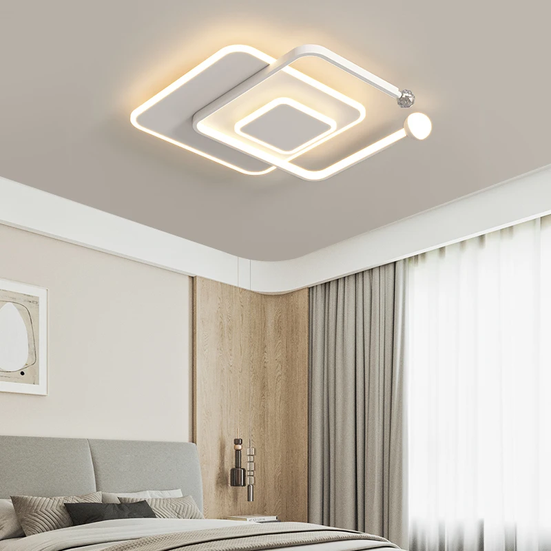 

Modern Minimalist Living Room Ceiling Lamp Atmospheric Led Main Lamp New Simple Bedroom Study Light Home Indoor Decoration Lamps