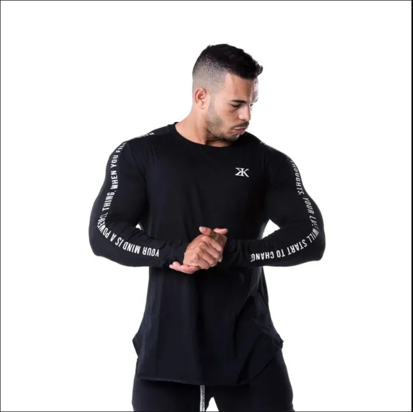 Fitness Training Long Sleeve Base Shirt Top Breathable Elastic Moisture Wicking Sweat Quick Dry Tight Quick Dry