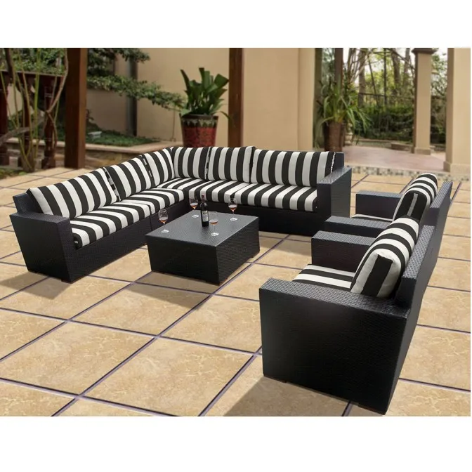 

Открытый патио плетеный диван из ротанга садовая мебель