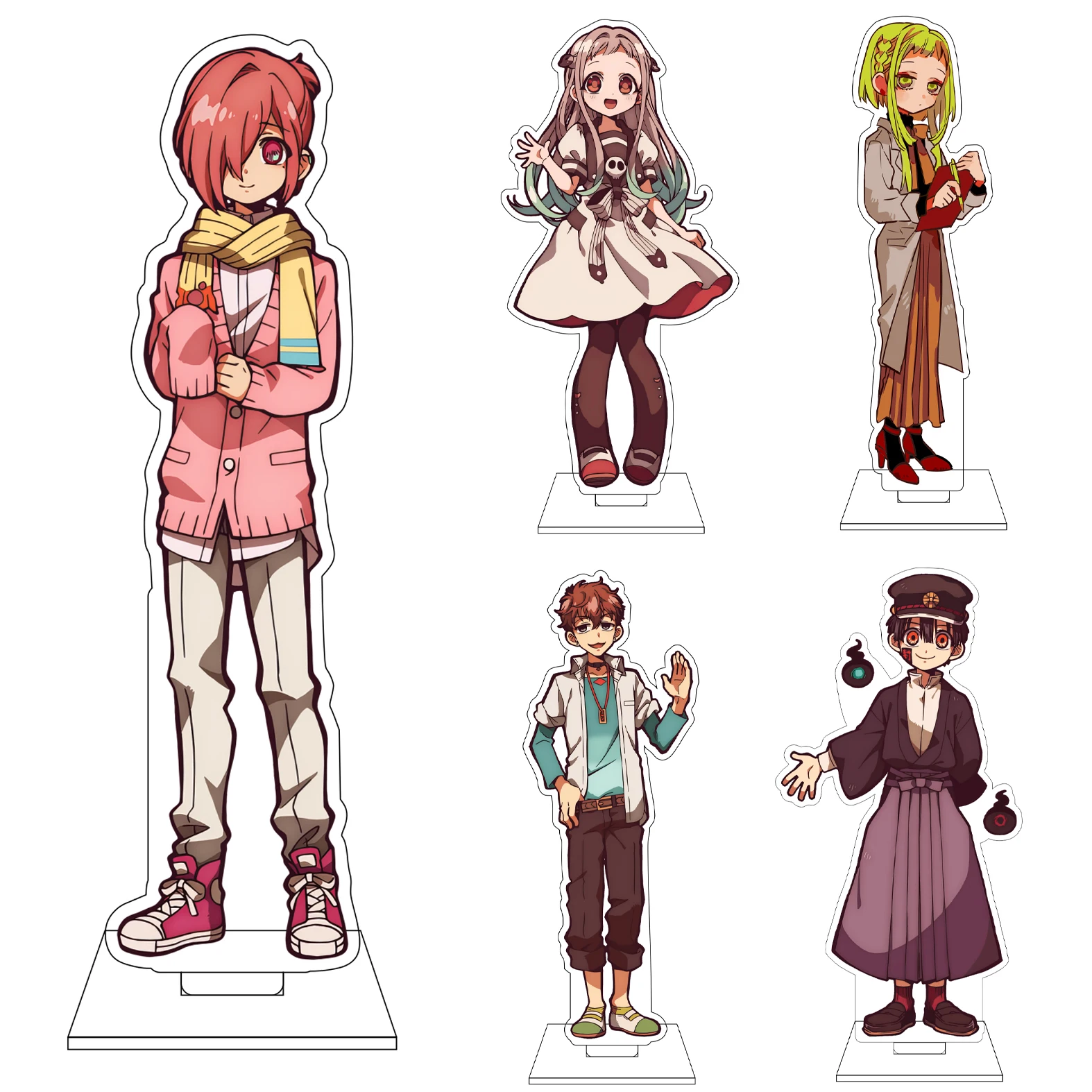 16CM Anime Toilet-bound Hanako-kun Cosplay Acryl-Figur Ständer Nanamine Sakura Mitsuba Sousuke Yugi Tsukasa Ornamente Geschenke