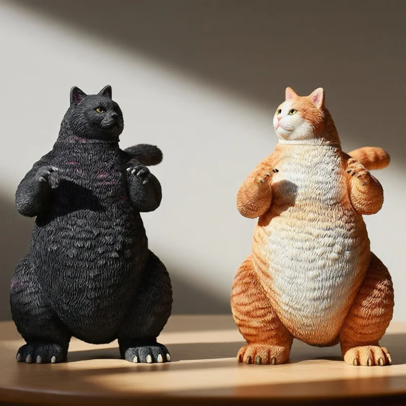オリジナル JXK Gosmeow 恐竜形態学手作りアニメフィギュア動物モデル猫置物デスクトップかわいい子供ユニークなおもちゃギフト