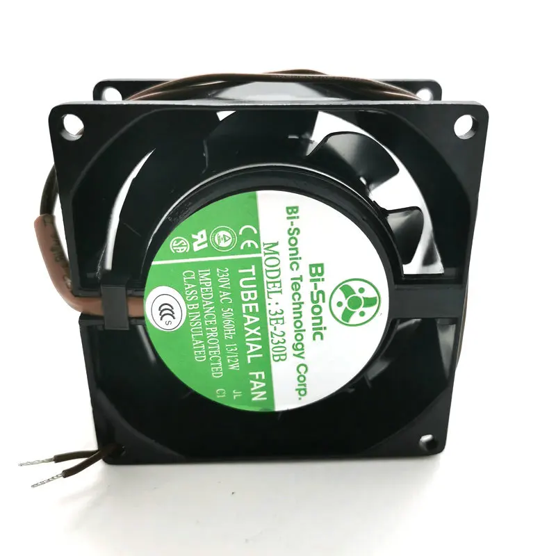 3E-230B 8038 230VAC معدن كامل ارتفاع درجة الحرارة 80 مللي متر 3100 دورة في الدقيقة مروحة 3E-110B 3E-380B HZDO #2