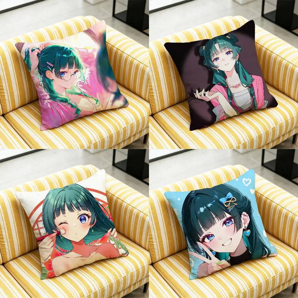 For The Apothecary Diaries Maomao Throw Pillow Case 45cm 30cm 40cm Decoration DIY Square Chair Pillowcase Pad Cover