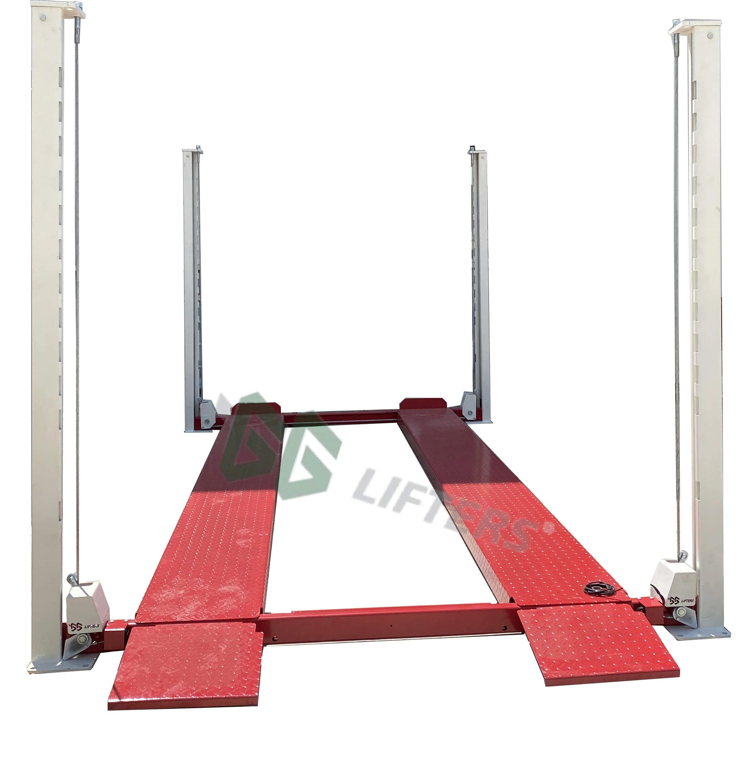 

4 post double deck car parking lift home garage equipment auto lift parking system electric operation parking