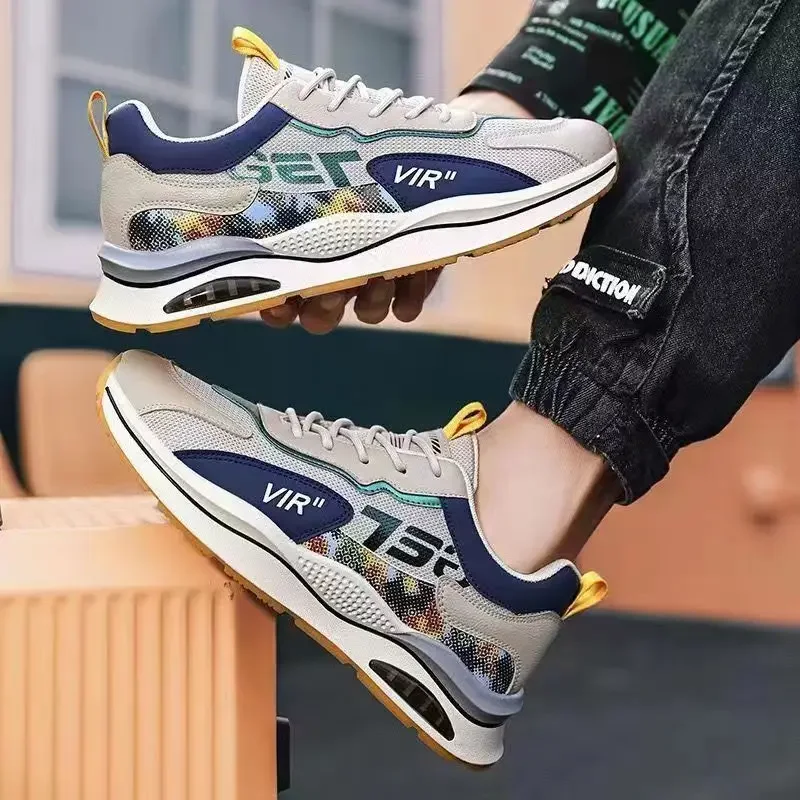 Running Casual Sneakers Comfortable Men Shoes Breathable Men Vulcanized Shoes Lace-up Platform Shoe High Quality Tenis Masculino - Image 4