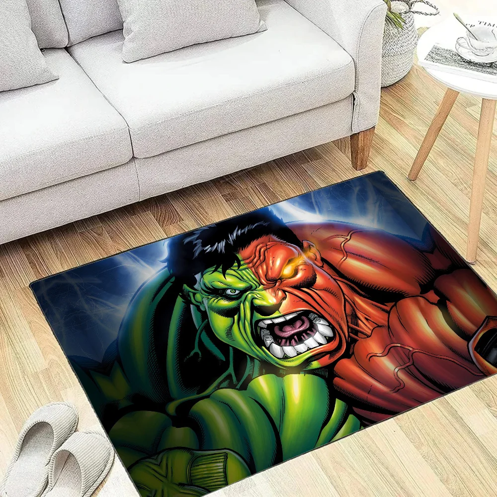 H-Hulk Floor Mat Graphic Printed Flannel Doormats For Bathroom Kitchen Entrance Carpet Home Decor