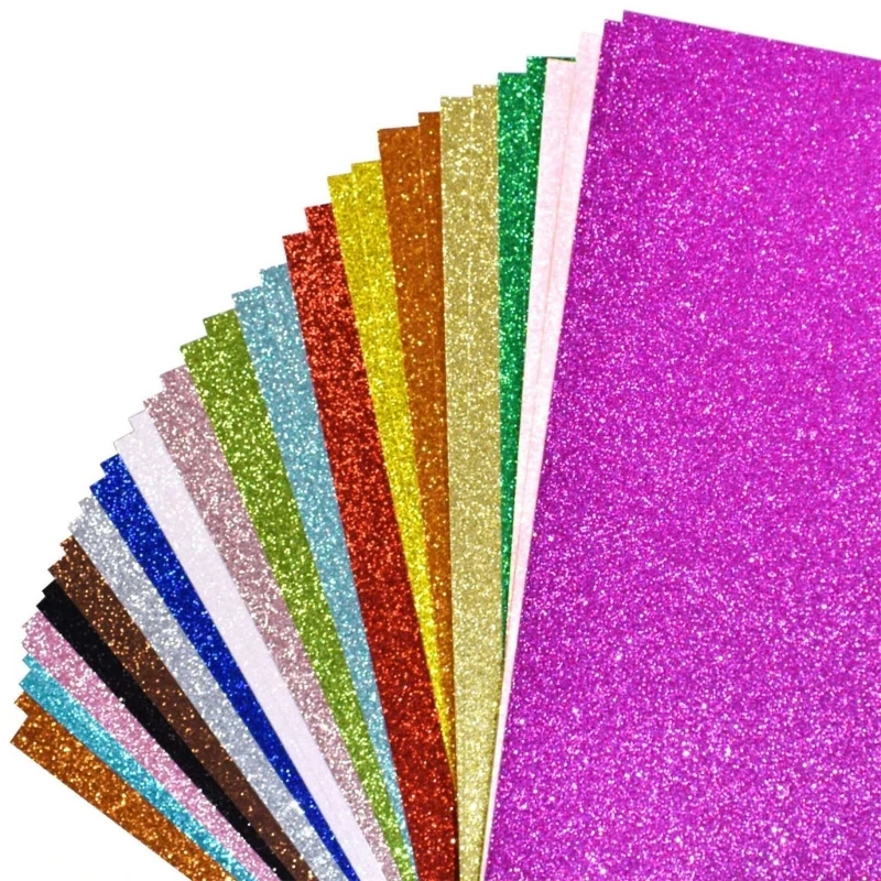 

Glitter Cardstock Paper Special Paper Single-side Foldings Solid Color Paper