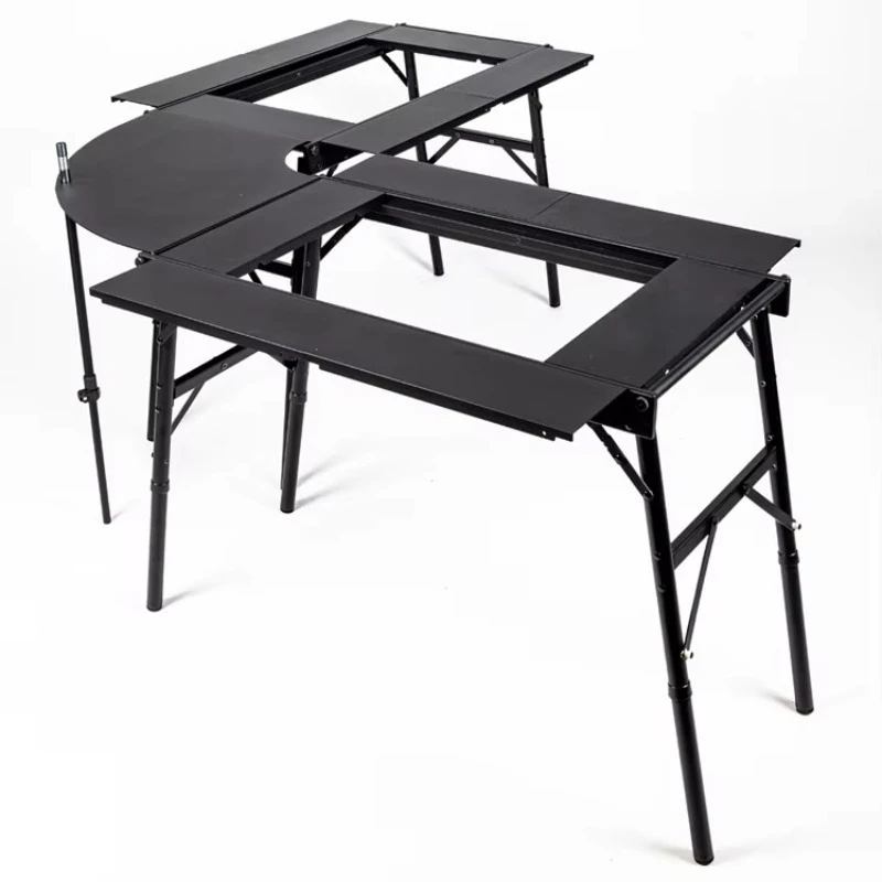 

Camping Modern Outdoor Lightweight Table Fan Shaped Aluminium Alloy Connector Plate for Picnic Tables