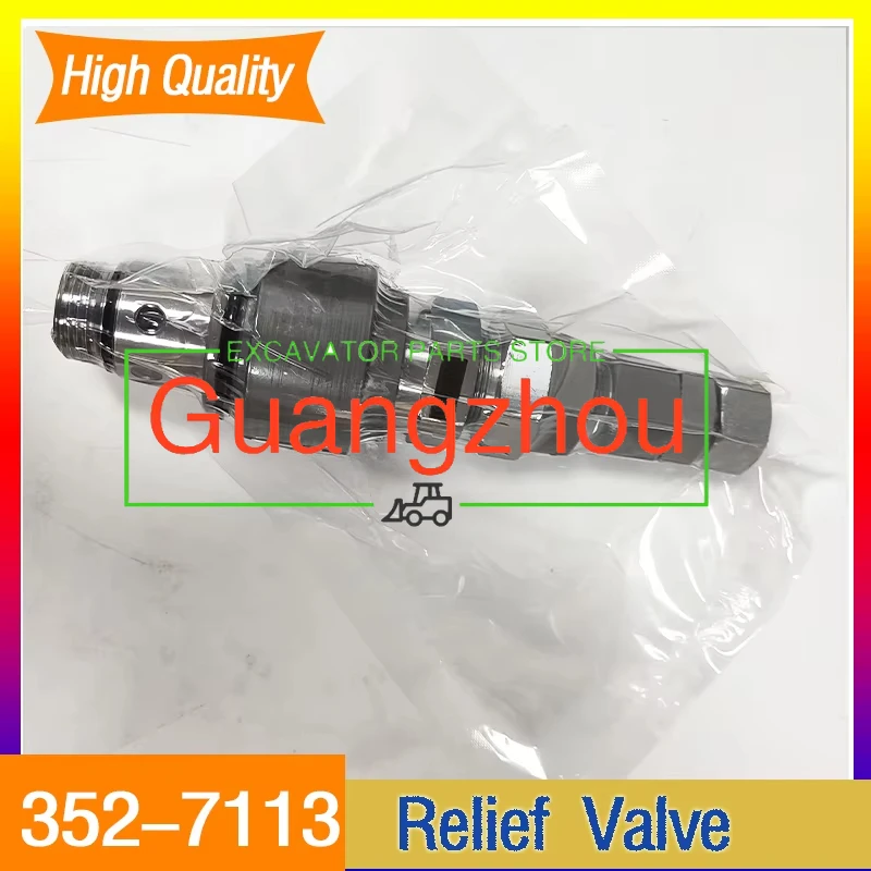 

for Caterpillar Main Pressure Relief Valve 352-7113 3527113 E330D E320D Excavator Spare Parts Engine Accessories New