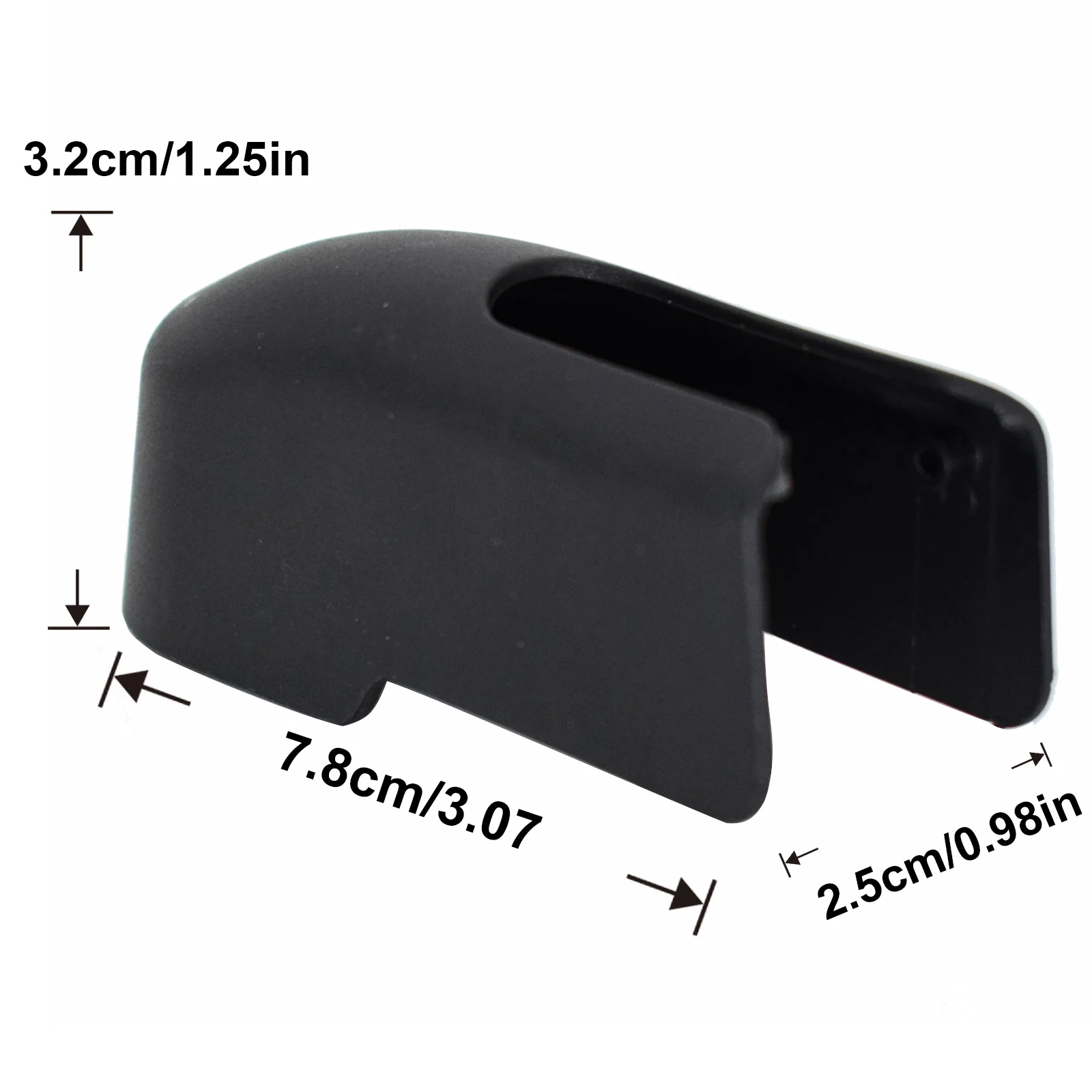 CASHCOW Rear Windshield Windscreen Wiper Arm Cover Mounting Nut Cap For Jeep Renegade 2015 2016 2017 2018 2019 2020 2021 2022