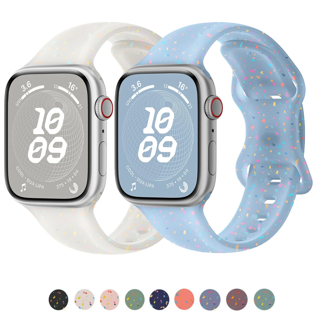 Strap for Apple watch ultra 2 band 40mm 45mm 44mm 41mm 42 46mm 49mm Sport Silicone bracelet correa iwatch Series 9 8 7 6 3 SE 10