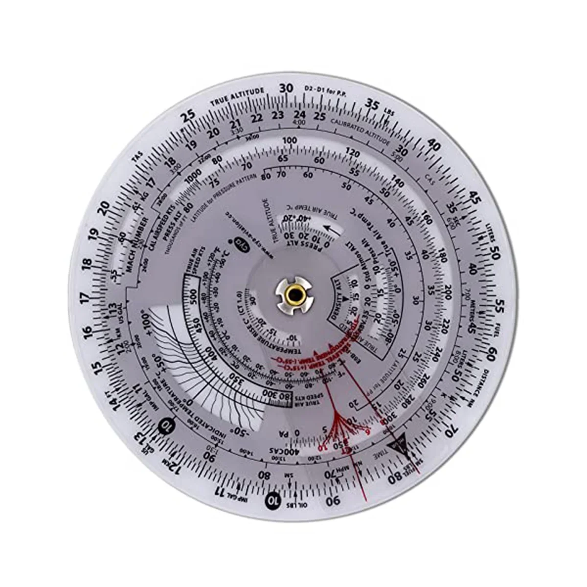 

E6B-R Flight Computer Aviation Plotter Circular Slide Rule Used in Aviation Flight Training