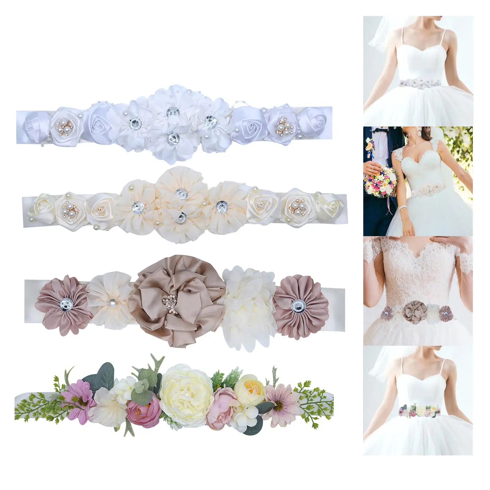

Bridal Belt Dress Belt Handmade Bridesmaid for Festive Celebrations Wedding
