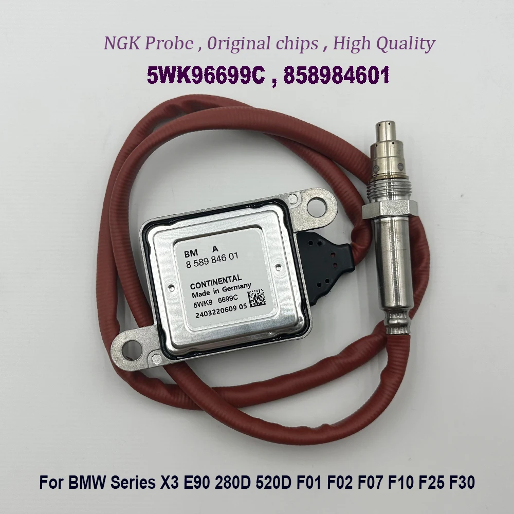 High Quality Chips 5WK96699C 13628589846 13628518791 13628576471 For NGK Probe Nitrogen Oxygen Nox Sensor For B-MW 7 Series F01