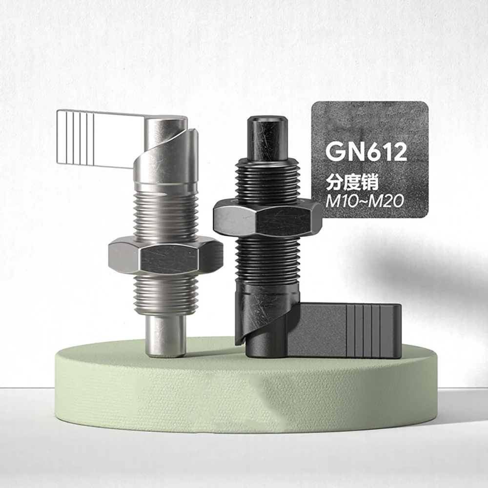 M10 M12 M16 M20 Cam Type Indexing Pin Stainless Steel/carbon Steel Knob Plunger Spring Positioning Pin Stop Telescopic Pin