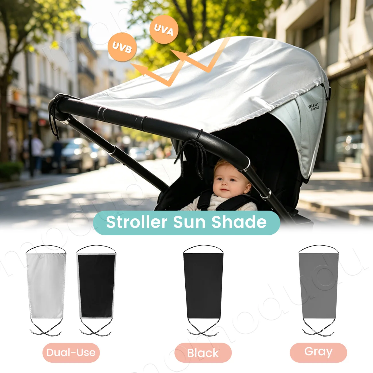 1PC Universal Baby Stroller Accessories Sun Shade UV Protection Sunshade Carriage Canopy Cover for Prams Infants Car Seat Sun