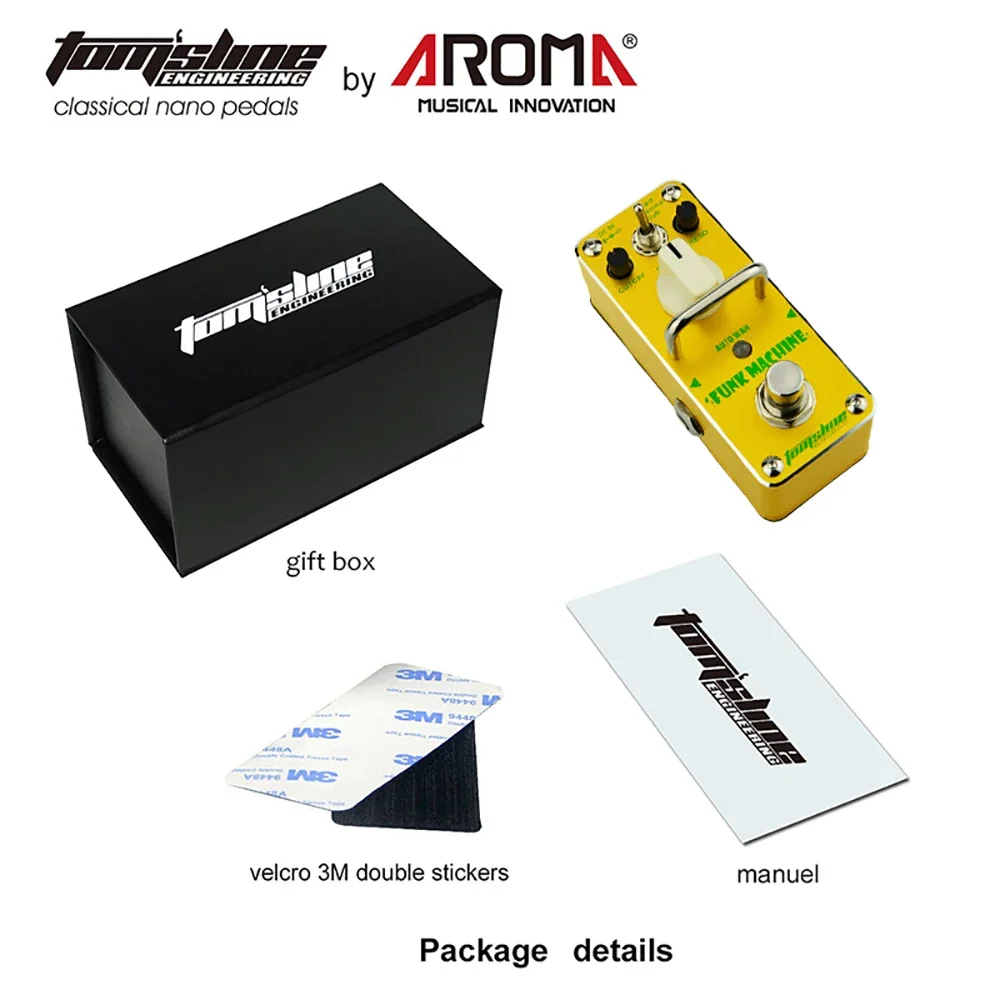 Aroma AFK-3 FUNK MACHINE Electric Guitar Effects Pedal Processors True Bypass Auto Wah Effect Pedal Guitar Parts & Accessories