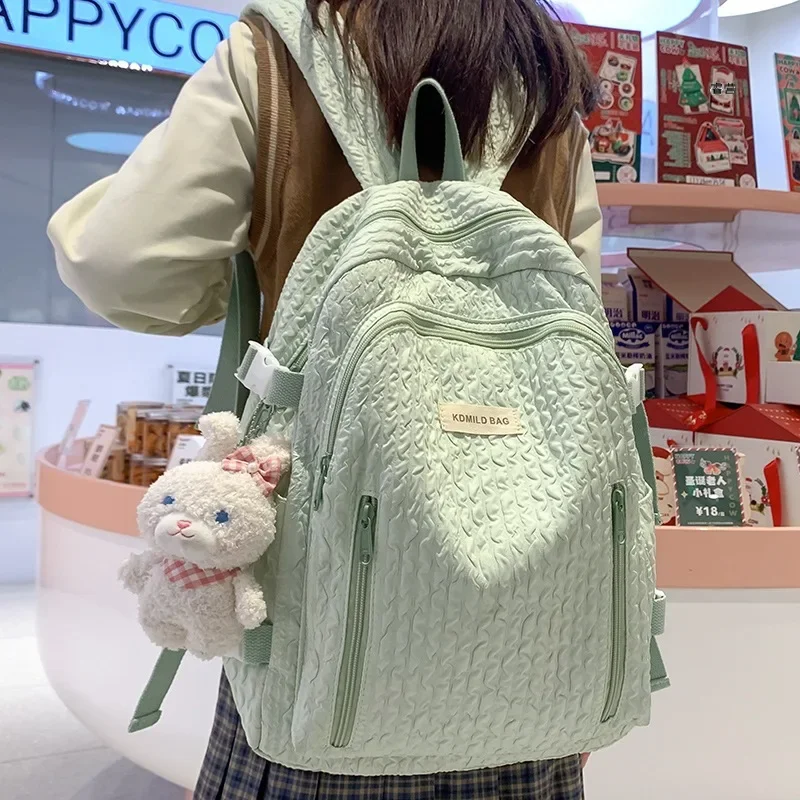 Mochila bonita para chicas adolescentes, mochila escolar de ocio a la moda para estudiantes, mochilas de viaje ligeras e impermeables con hombros